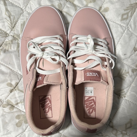 Vans Women's Blush Pink Sneakers - Picture 1 of 7